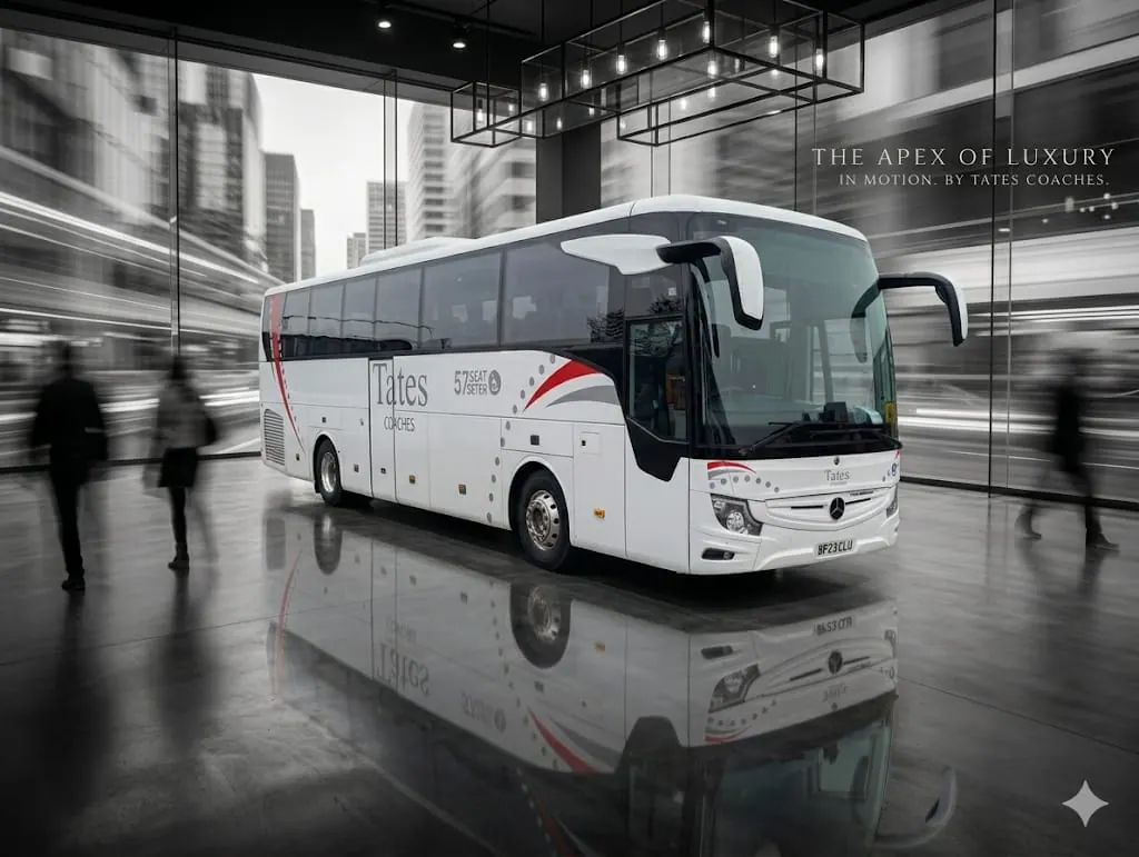 Tates Coaches full-size coach — 49 to 53 seat class